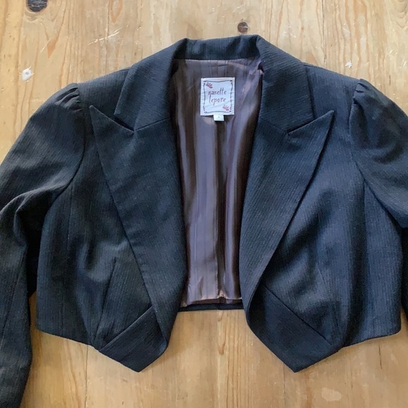 NANETTE Lepore Tigress Coffee Bean Dress With Jacket Size 4 - Picture 13 of 16